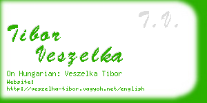 tibor veszelka business card